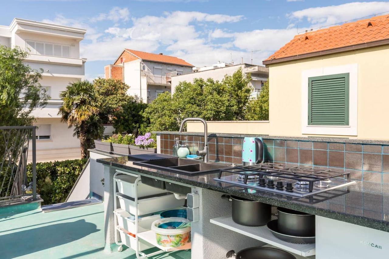Boutique Triple House With Garden & Roof Terrace Villa Split Bagian luar foto